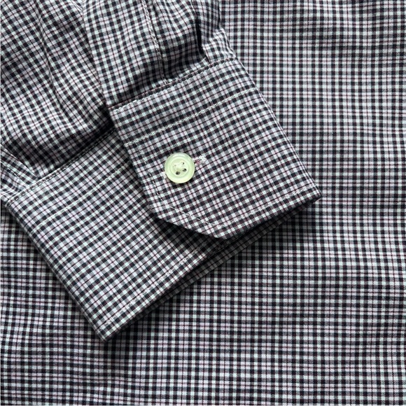 Banana Republic Men's Purple Striped Dress Shirt - Picture 4 of 8